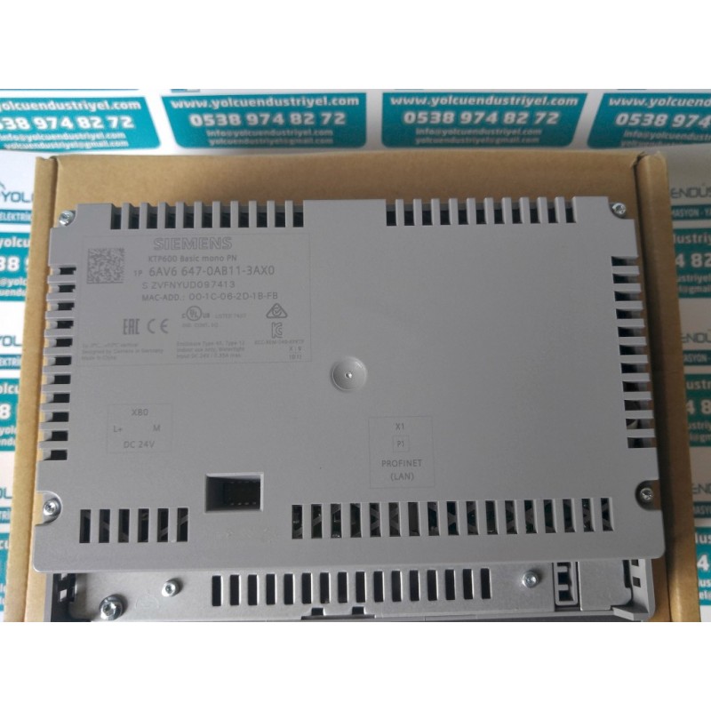 6AV6647-0AB11-3AX0, siemens, panel, touch panel, KTP600, basic